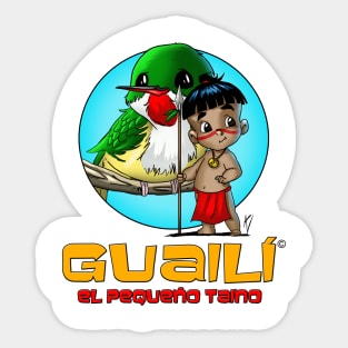 Guailí El pequeño Taino Sticker